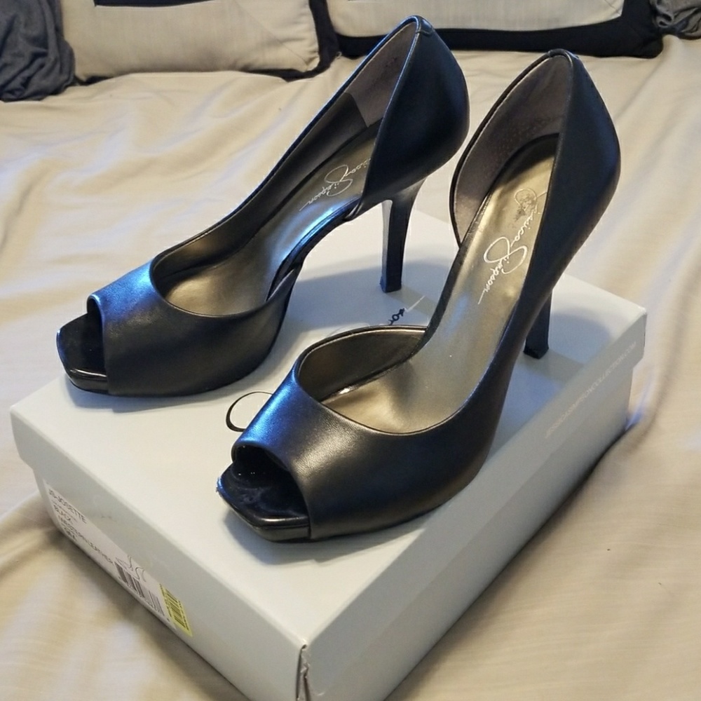 Jessica Simpson peep toe heels