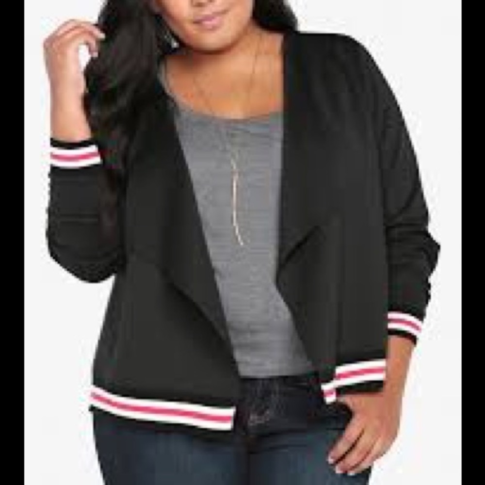 Torrid Open Front Scuba Jacket