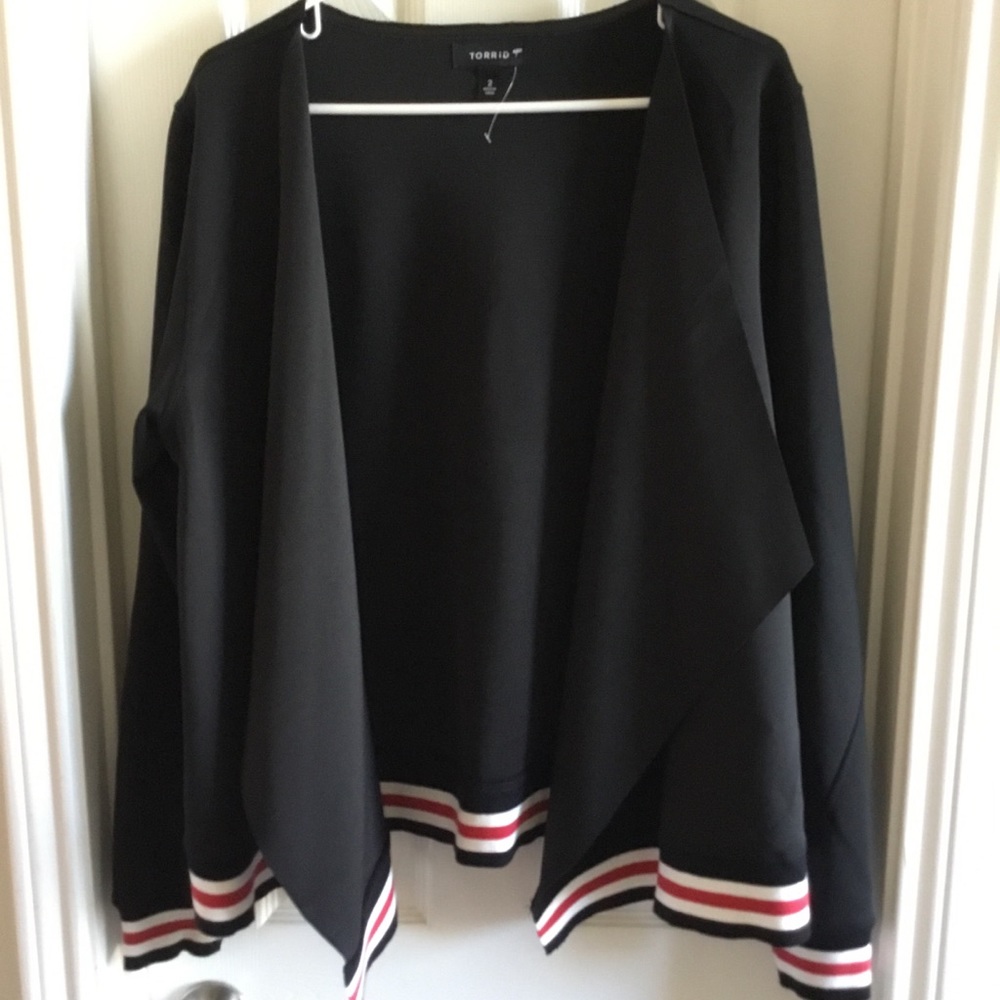 Torrid Open Front Scuba Jacket - Picture 2 of 3
