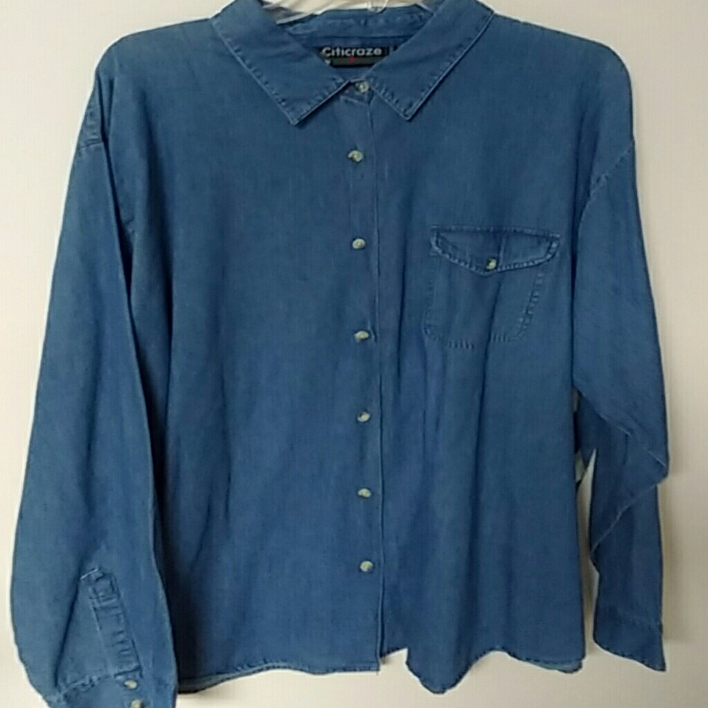 Blue jean shirt