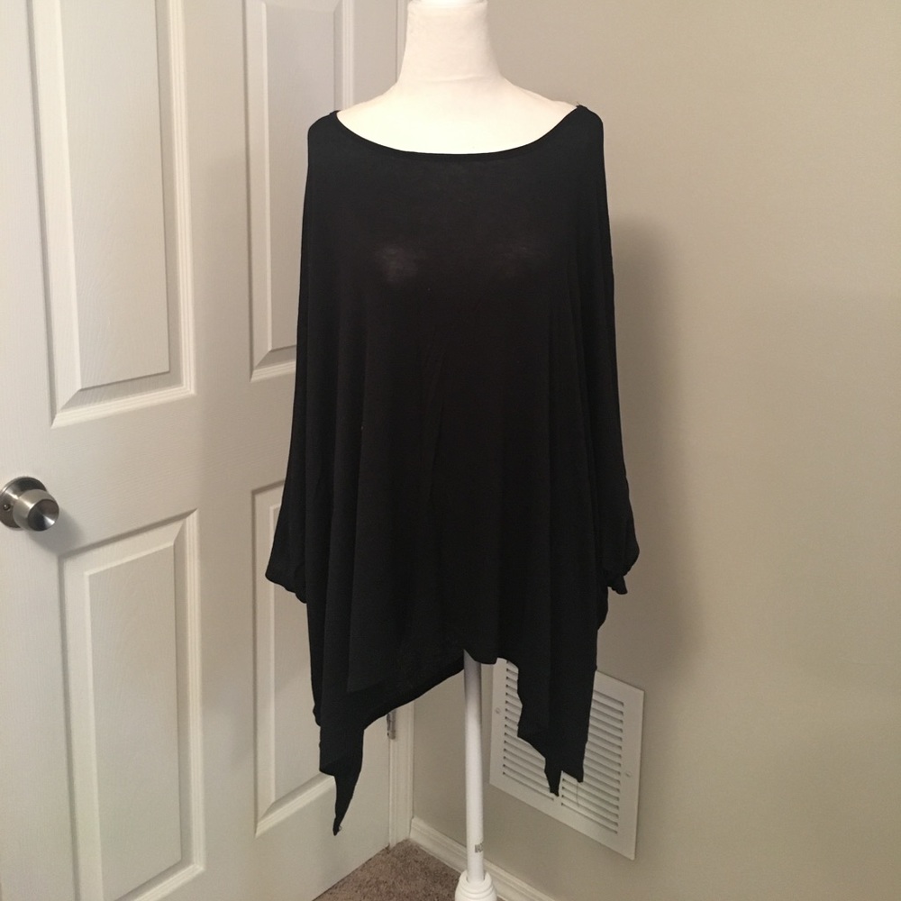 Tobi black basic dolman top small