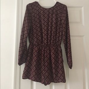 Forever 21 long sleeve romper