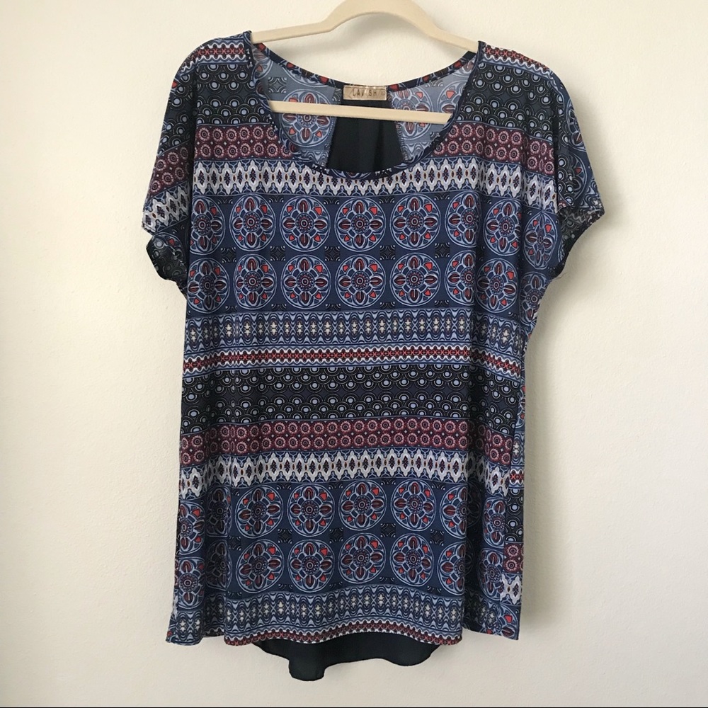 Lavish Split-Back Top