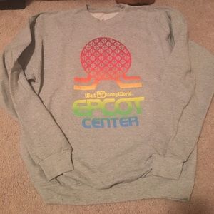 Tops - Disney World Epcot Throwback Sweatshirt Tops - Disney World Epcot Throwback Sweatshirt