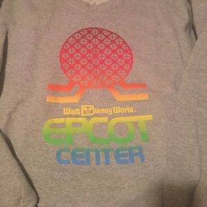 Tops - Disney World Epcot Throwback Sweatshirt Tops - Disney World Epcot Throwback Sweatshirt