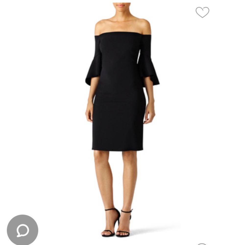 Laundry Shelli Segal off the shoulder sheath dress