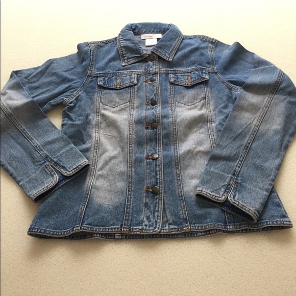 Central Falls Butterfly (on back) Jean Jacket - M - Picture 2 of 6