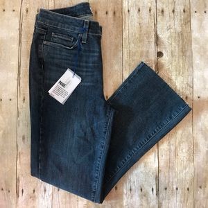 Paige crop flare jeans