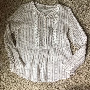 LOFT peasant top