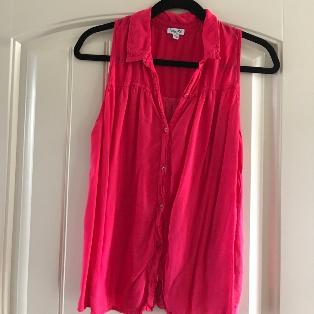 Splendid Hot Pink Top