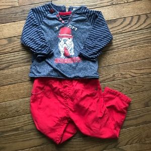 3 Pommes outfit - 12-18 months