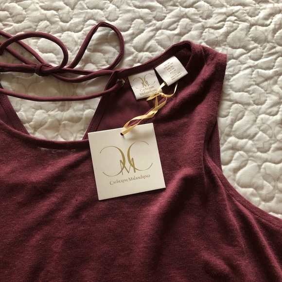 Catherine Malandrino Tops - 🆕Catherine Malandrino Linen Top Sz Medium New