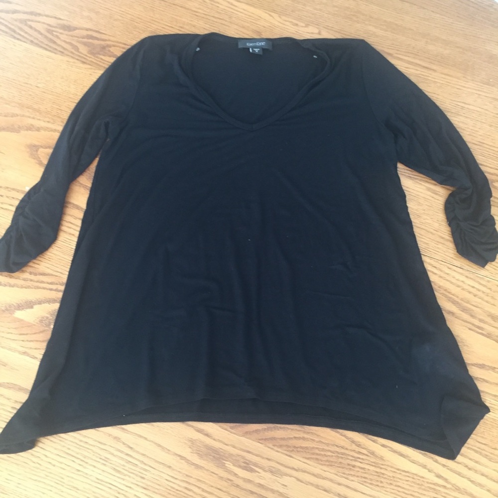 Sold - Karen Kane Solid Black Flowy Top
