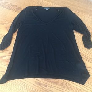 Sold - Karen Kane Solid Black Flowy Top