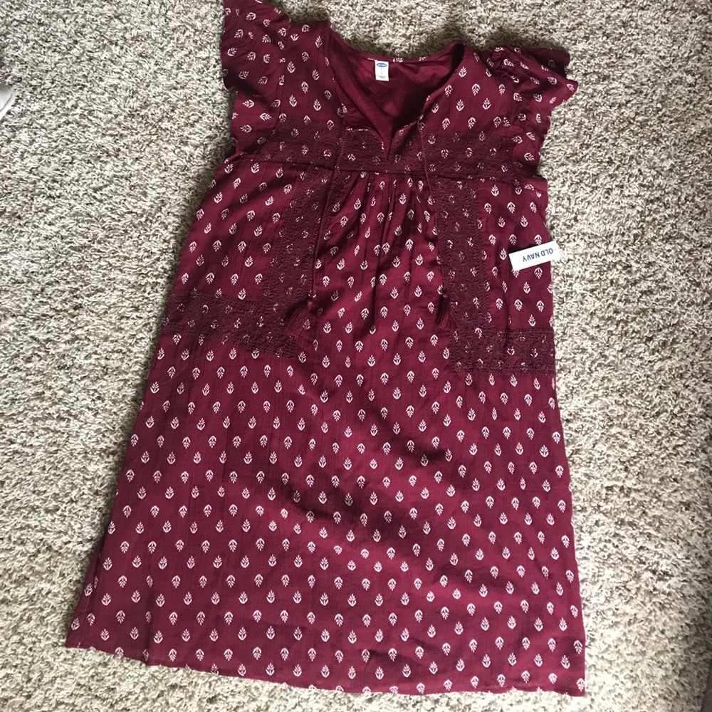 Maroon Boho Dress
