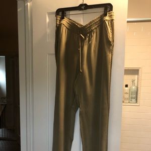 Haute Hippie olive green dress pants