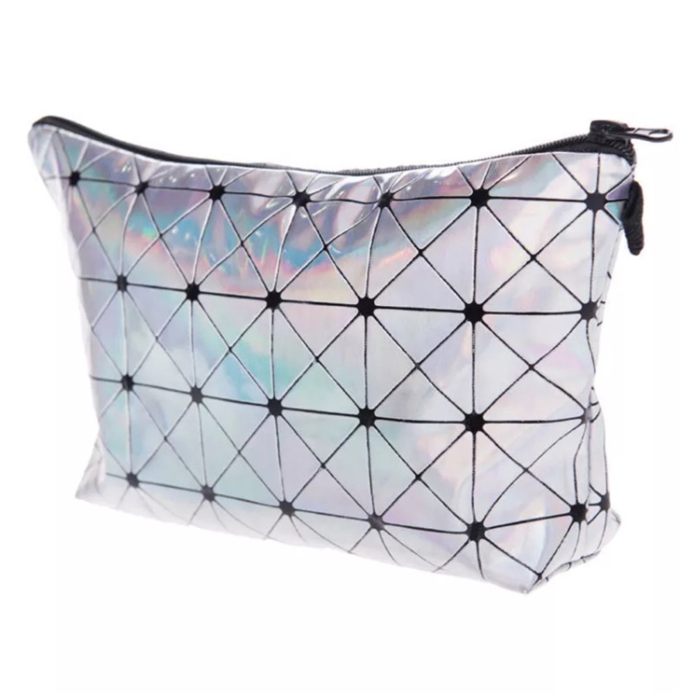 🌈Galactic Holographic Makeup Case NWT🌙