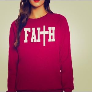 Faith sweatshirt- Christian- Queen Apparel