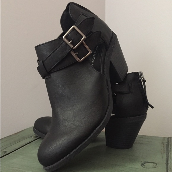 Madden Girl Shoes - Madden Girl Black Booties