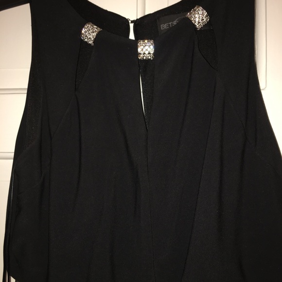 Gorgeous floor length illusion 2 piece gown - Picture 4 of 10