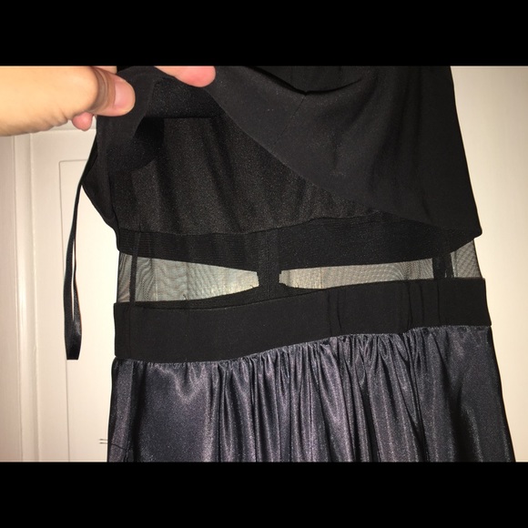 Gorgeous floor length illusion 2 piece gown - Picture 7 of 10