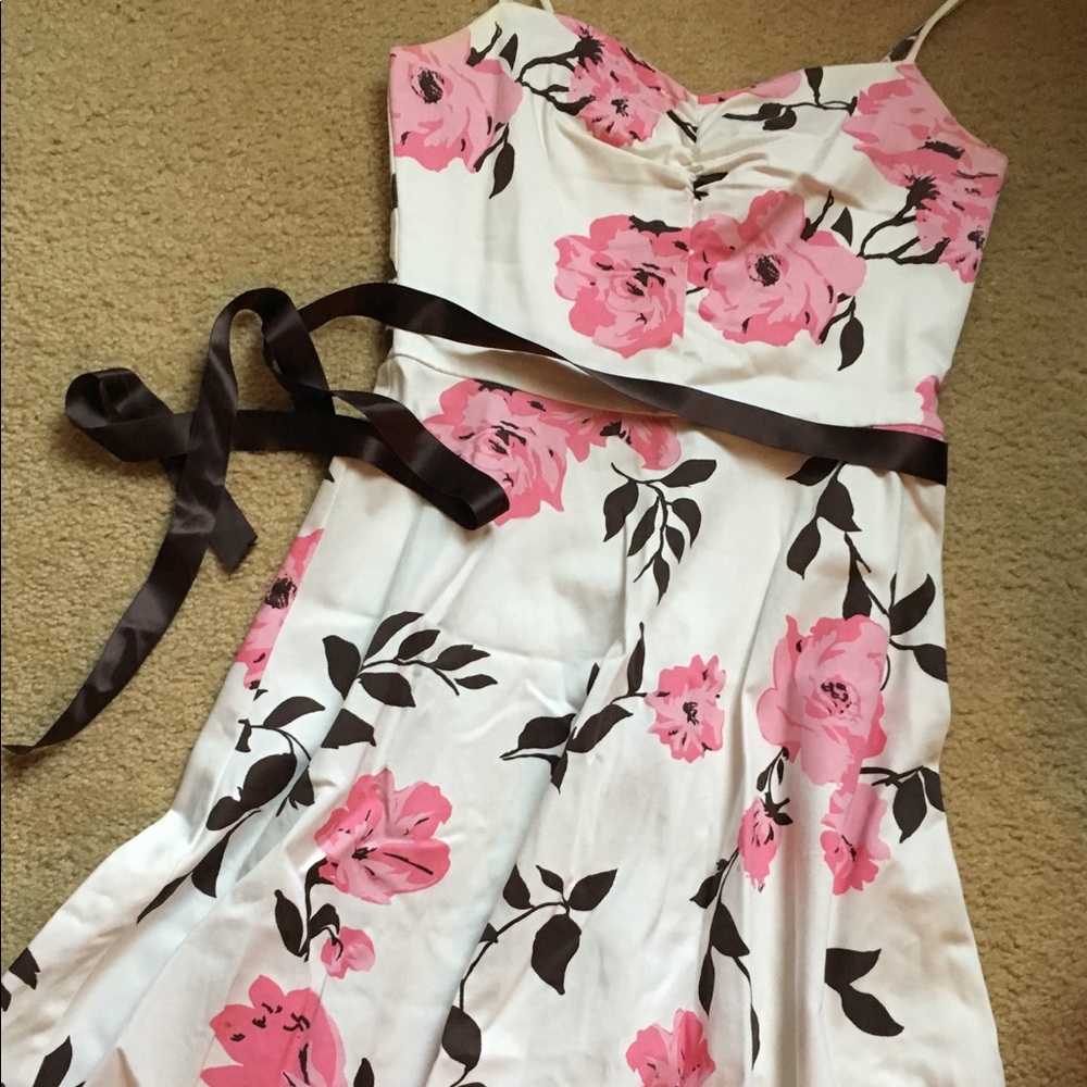 Spaghetti strap floral dress size 8