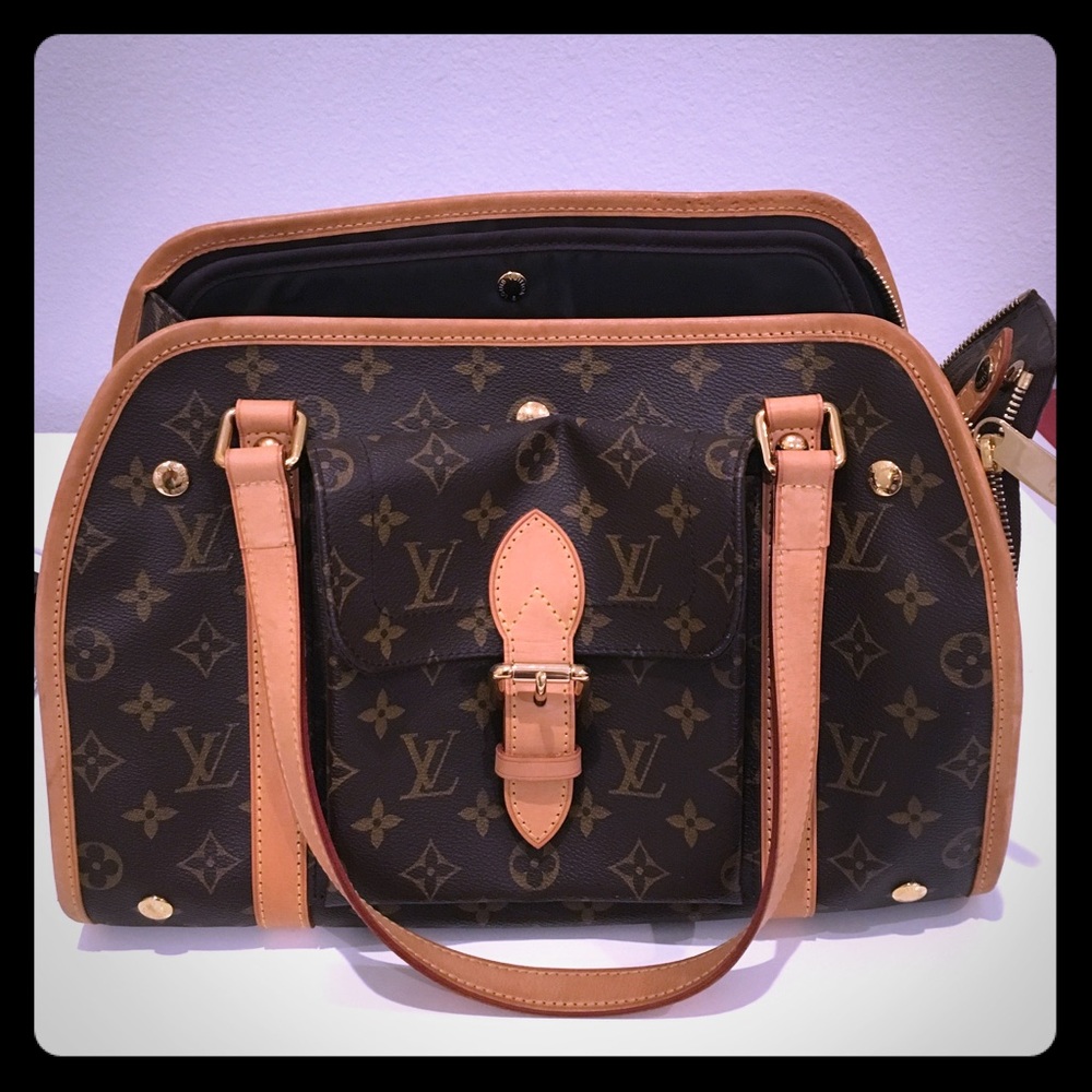 Louis Vuitton Baxter dog carrier