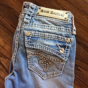 Rock Revival lacey boot cut jeans