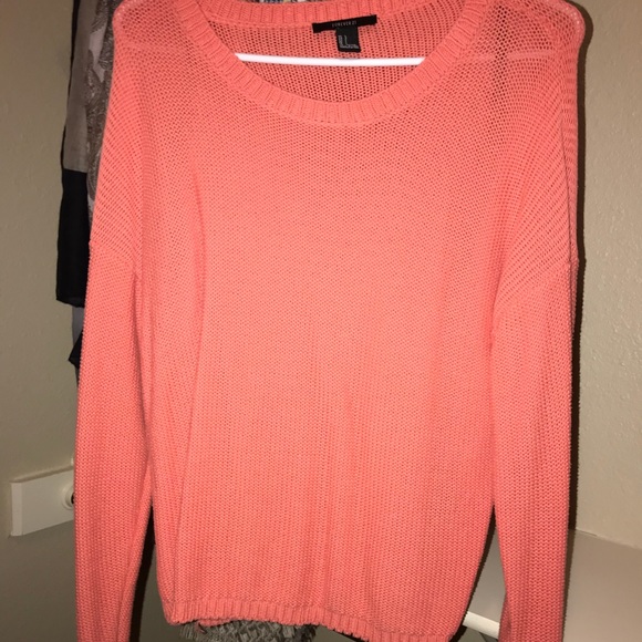 Peach Forever 21 Sweater - Picture 1 of 2
