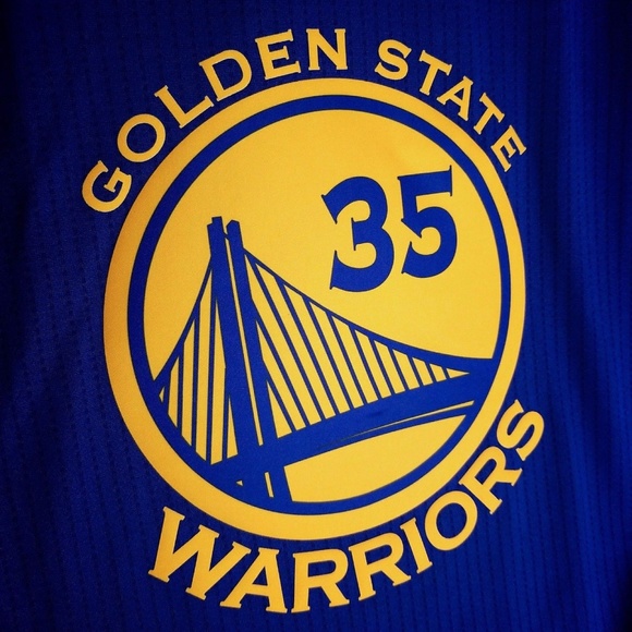 AUTHENTIC KEVIN DURANT WARRIORS SWINGMAN JERSEY - Picture 5 of 8