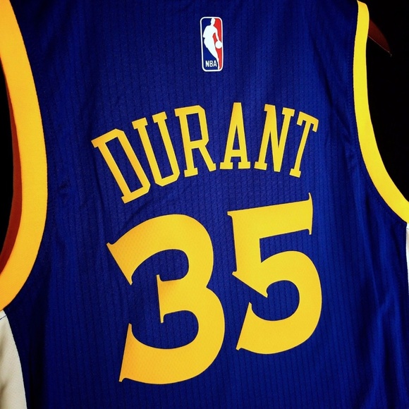 AUTHENTIC KEVIN DURANT WARRIORS SWINGMAN JERSEY - Picture 6 of 8