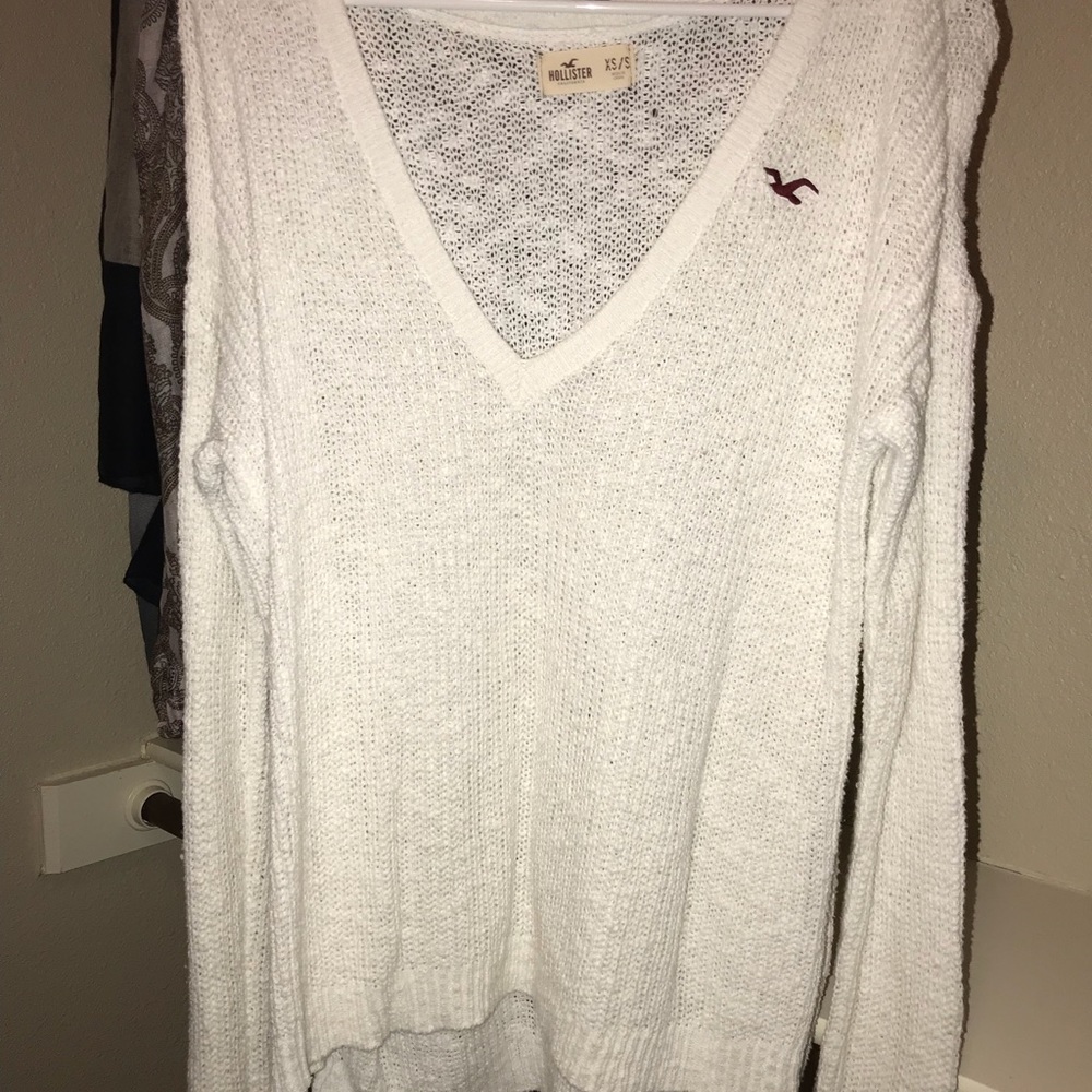 White Hollister Sweater