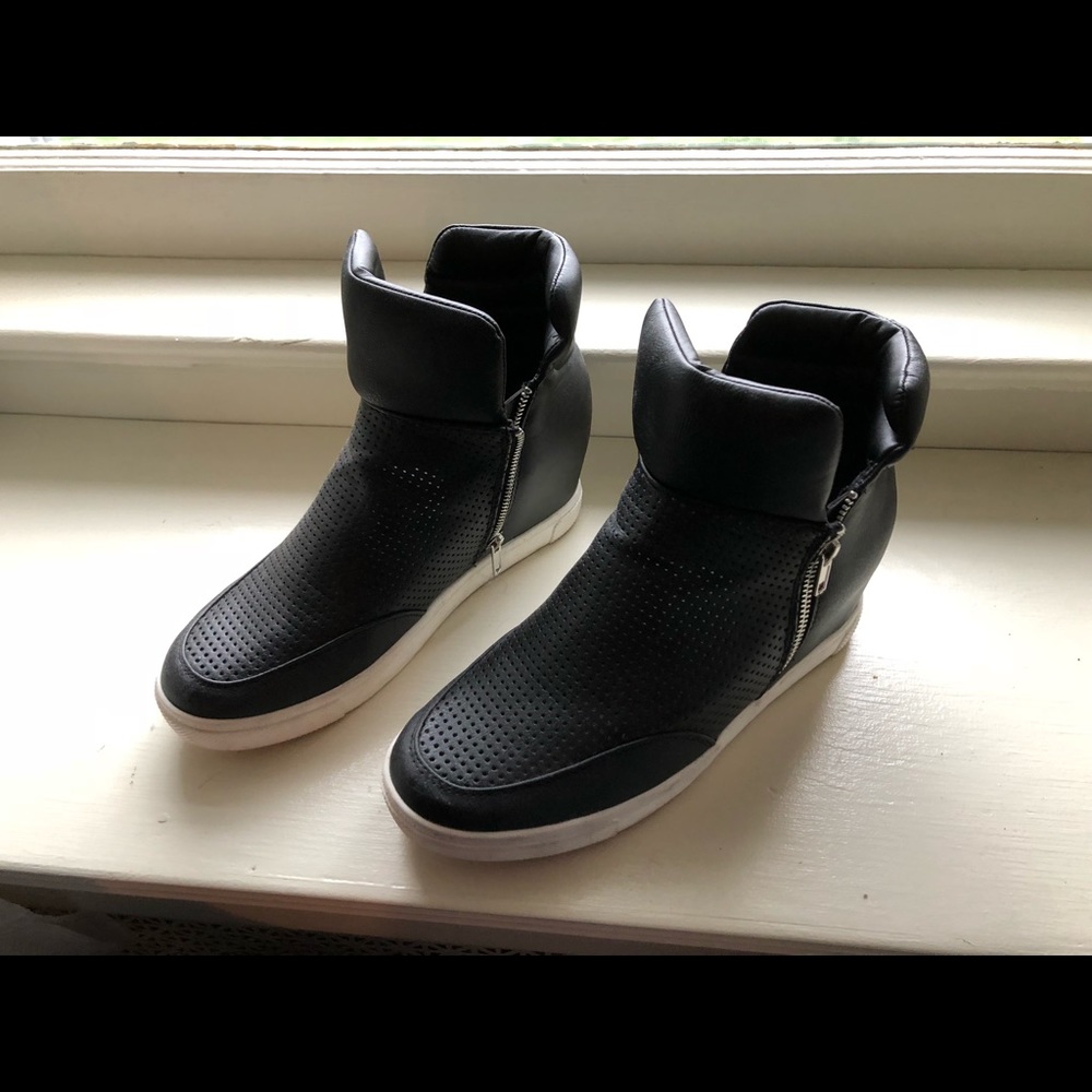 Steve Madden wedge high top sneakers