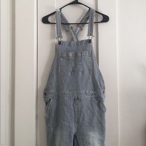 Striped Overalls✨