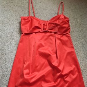 Orange teacup thin strap dress size 6