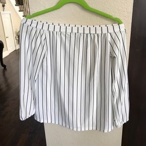 Super cute off the shoulder