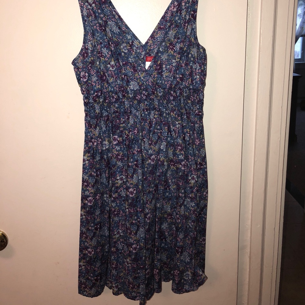 Flower print maxi dress