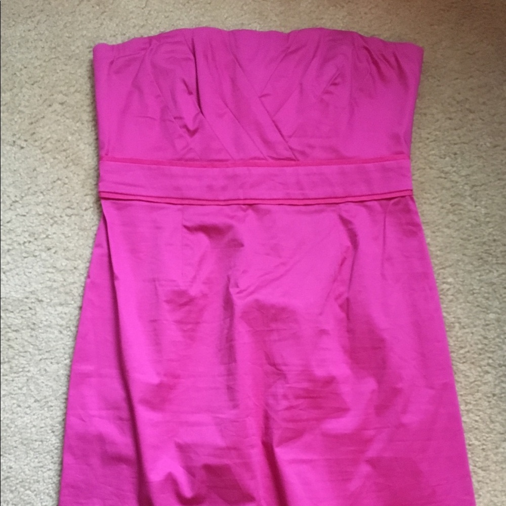 Gorgeous pink strapless tube top dress