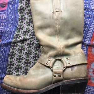 Turquoise Harness Frye Boots