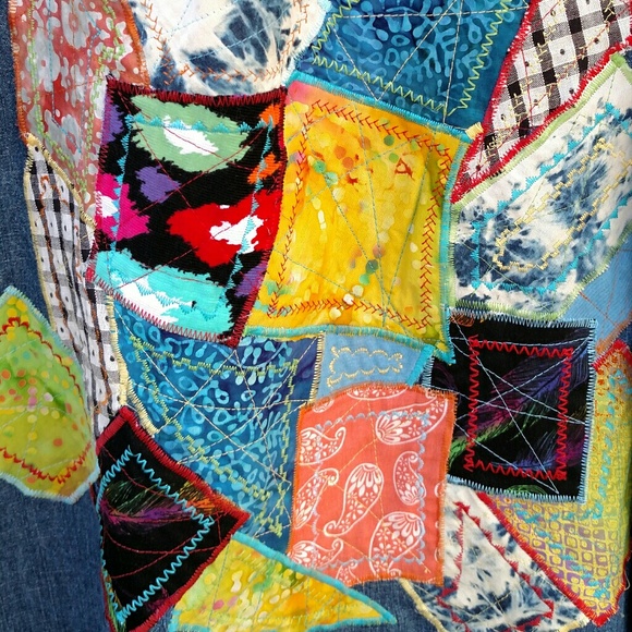 Basics Artist Embellished Quilted Patches Shirt - Picture 5 of 5