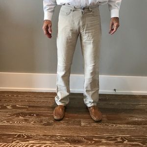Saks men’s casual linen/ cotton blend pant