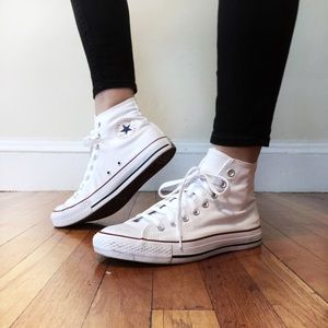 White Converse All Stars