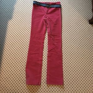 Ralph Lauren Sport pink velvet pants
