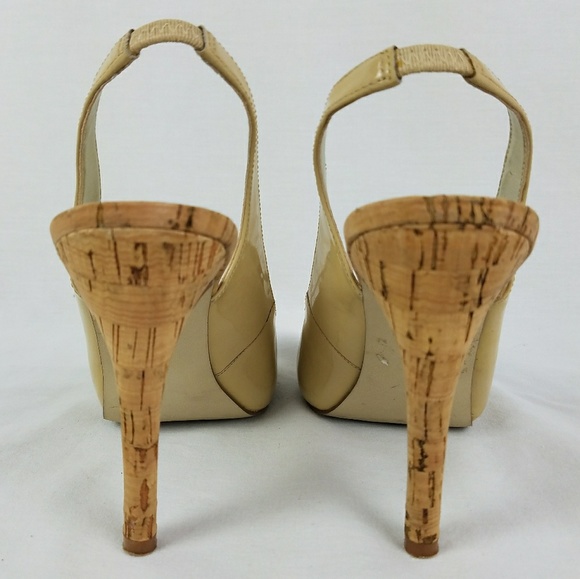 Guess tan sling back stilettos size 6 - Picture 4 of 4