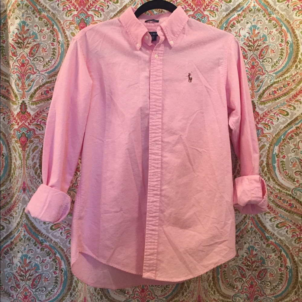 Ladies Ralph Lauren Button Down Oxford Shirt
