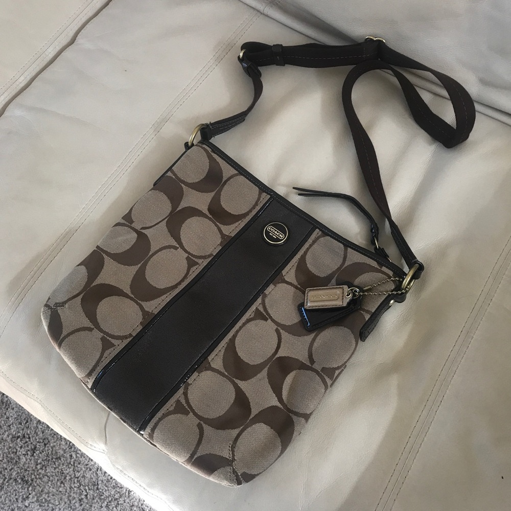 Coach cross body purse