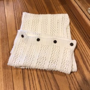 Cream Infinity Scarf