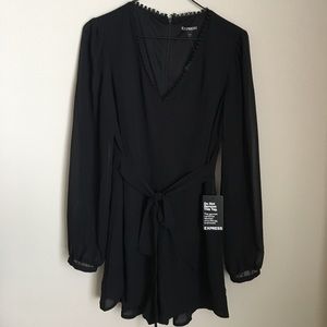 Express black romper