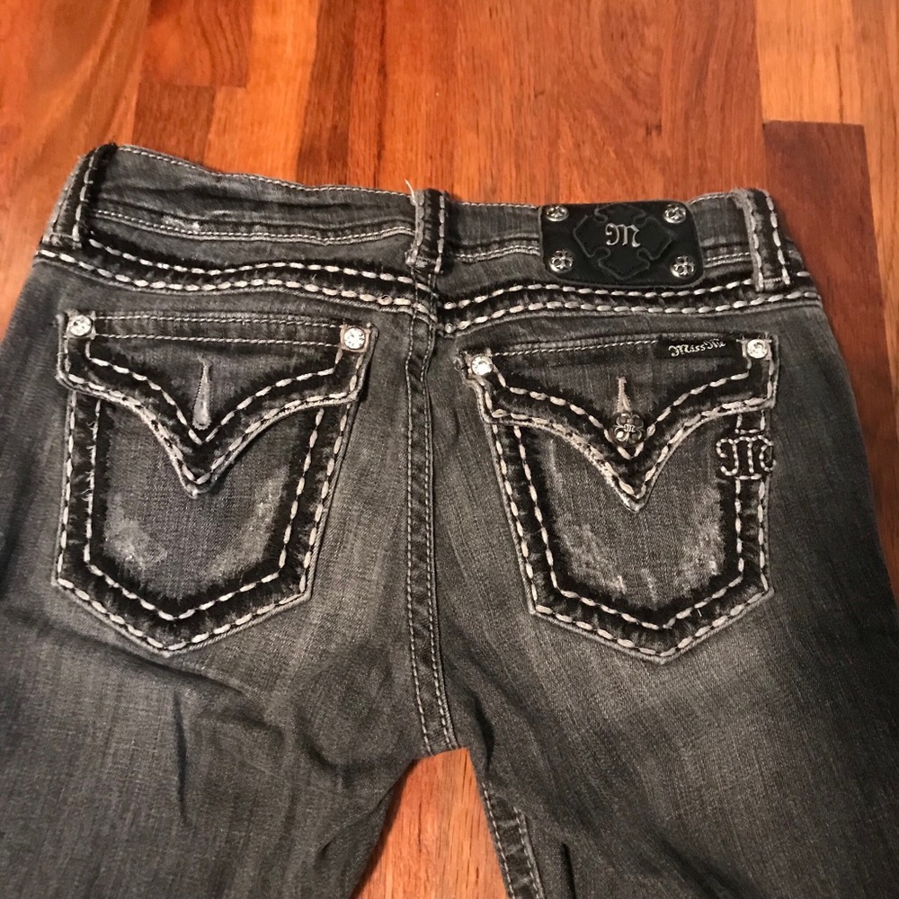 Miss Me Dark Grey Jeans