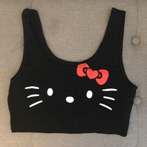 Brand New Hello Kitty Crop Top